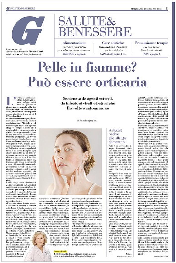 La medicina integrata, l'ernia discale e l'orticaria  