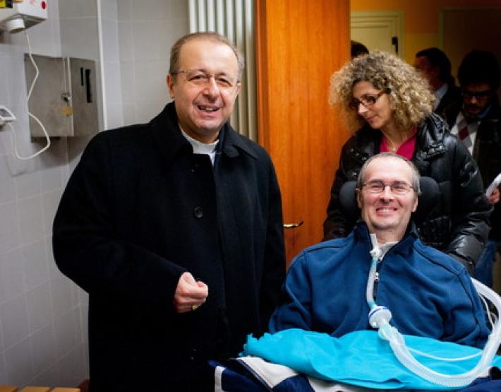 "Sono fortunato: sedici anni di malattia non sono pochi per la Sla"