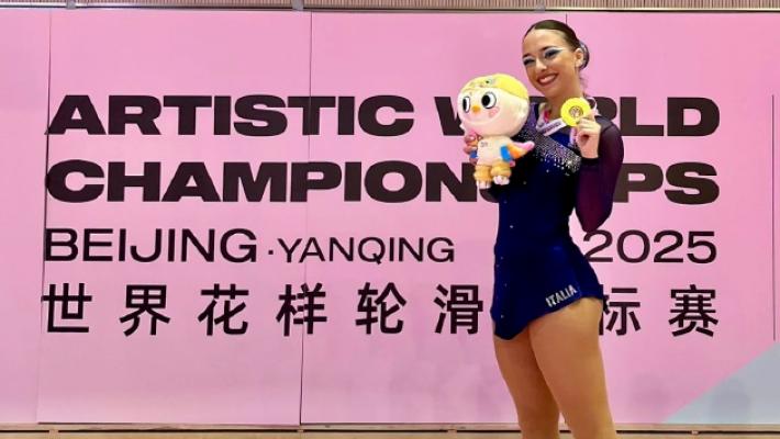 Pattinaggio, Valentina Gatti sul tetto del mondo