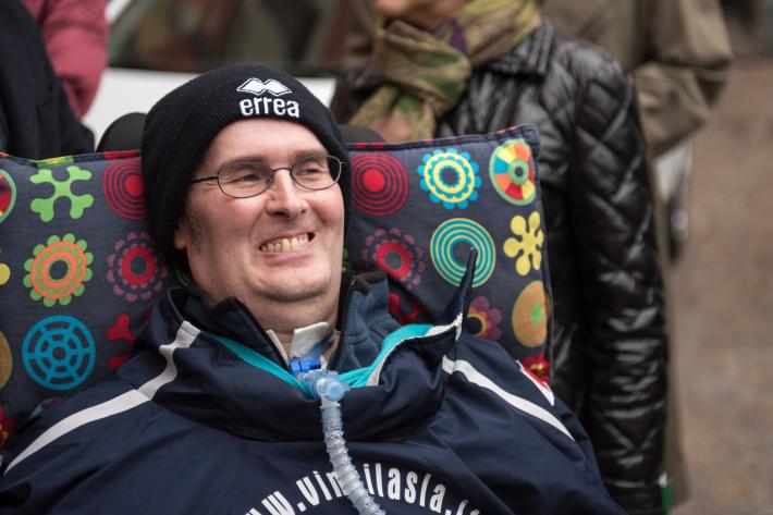 "Spero che il mio messaggio arrivi a chi si lagna per niente"