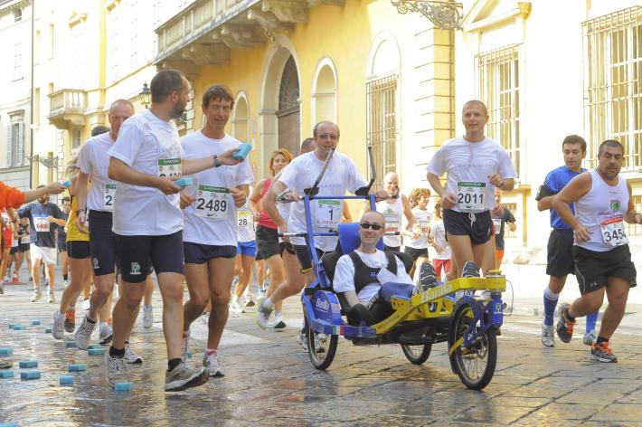"Un messaggio che non &egrave; solo il mio ma anche degli spingitori e di chi ci ha aiutato"
