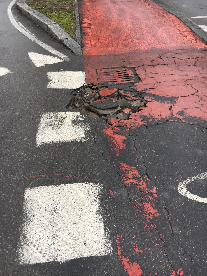 Le piste ciclabili in via Calatafimi