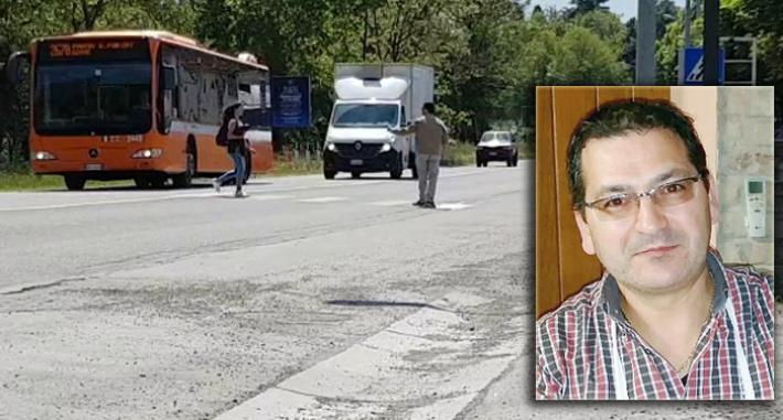 Pap&agrave;-vigile per proteggere la figlia. La Tep risponde: " Ripristinate le fermate di strada Pilastro"