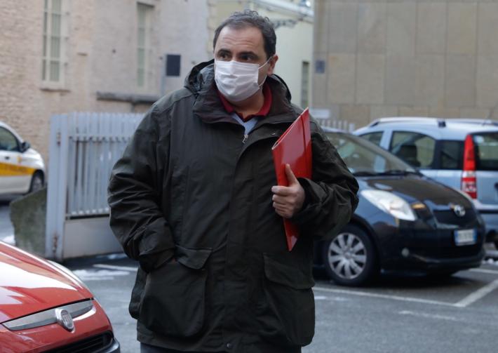 Strozzi in Procura per l'interrogatorio di garanzia