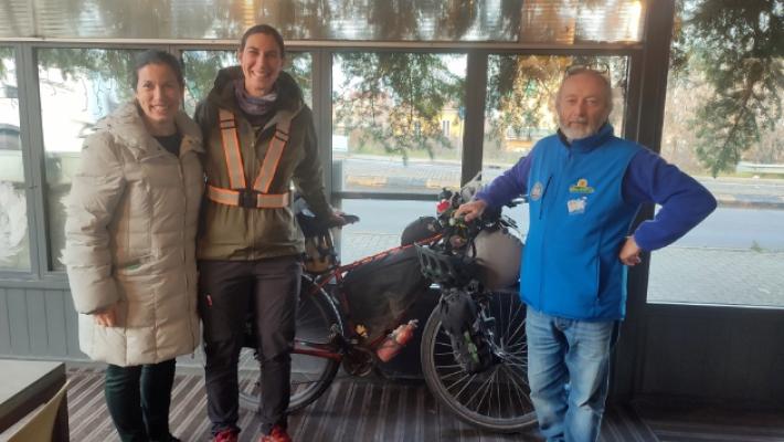 A Ramiola dopo il giro del mondo in bicicletta