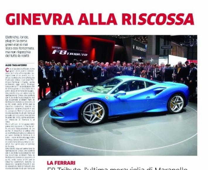 Oggi con la Gazzetta di Parma l'inserto sul Salone di Ginevra