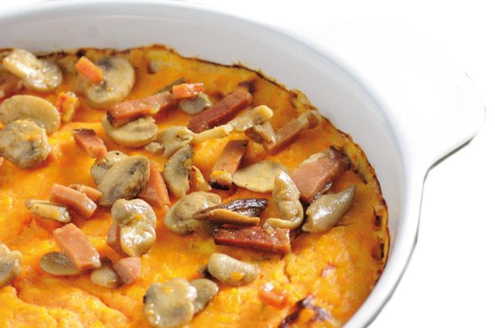 Sformatini di zucca e funghi