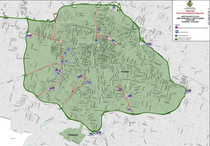 Torna la domenica ecologica: limitazioni al traffico  dalle 8.30 alle 18.30 entro l'anello delle tangenziali.