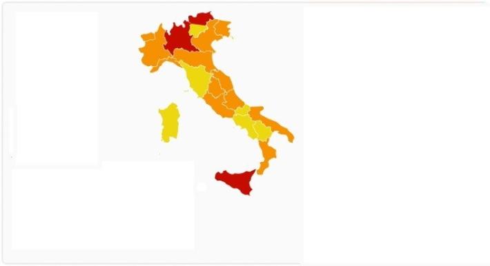 Ecco il nuovo  decreto firmato da Conte: Emilia Romagna ancora arancione, spostamenti fra regioni vietati