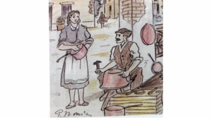 L'arte dei &laquo;magn&agrave;n&raquo;, gli &laquo;aggiustapentole&raquo; di una volta