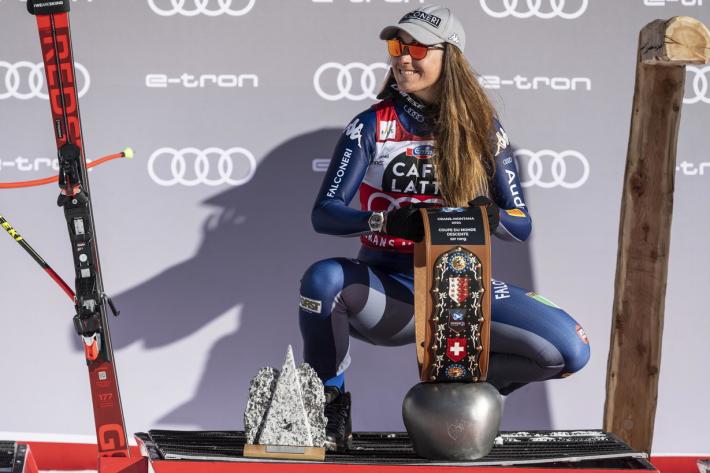 Storica Goggia, bis a Crans Montana e quarto trionfo di fila