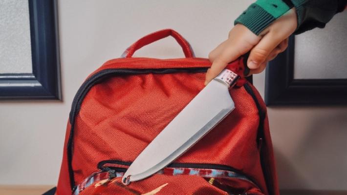 Ragazzina ubriaca e con il coltello a scuola