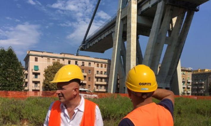 Sar&agrave; il parmigiano Danilo Coppe a demolire il ponte Morandi