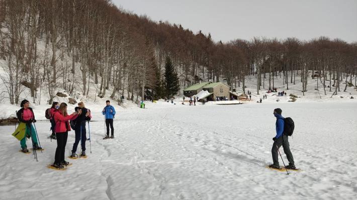 Da Schia al Lago Santo, con la zona gialla tutti pazzi per le ciaspole