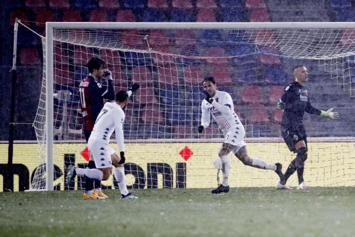 Bologna-Benevento finisce 1-1 sotto la neve