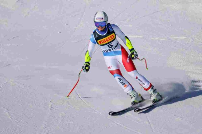 Corinne Suter oro in discesa ai Mondiali di Cortina