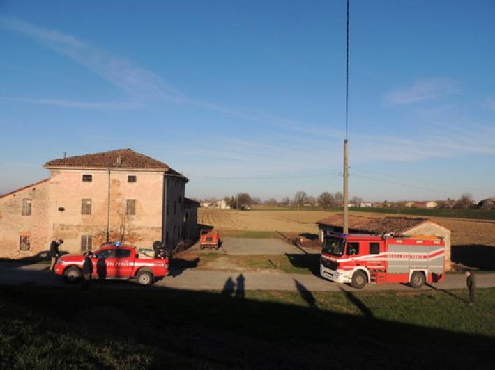Pomeriggio di paura a Zibello per una fuga di gas