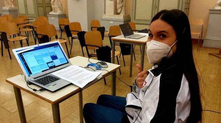 L'handbiker Veronica: &laquo;L'incontro con Zanardi mi ha cambiato la vita&raquo;