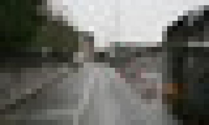 Via Europa, sottopasso chiuso