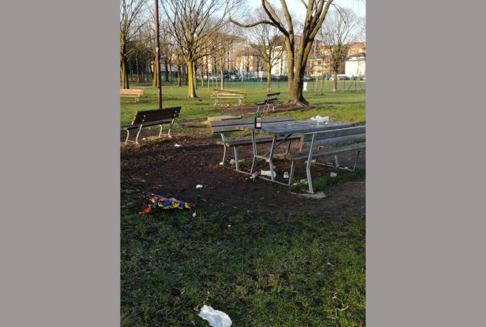 Quel che resta della festa al parco Martini - Foto