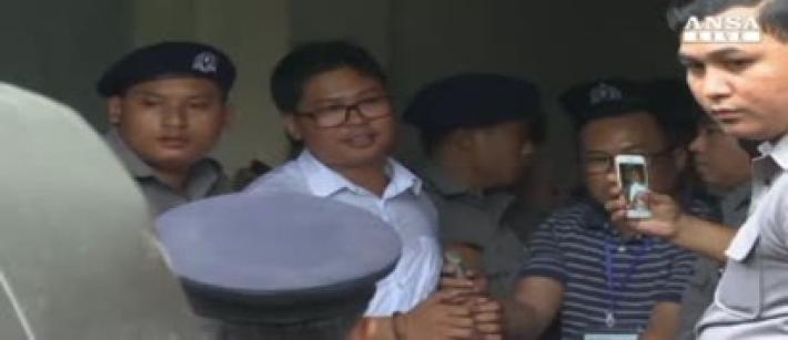 Due giornalisti Reuters condannati in Birmania