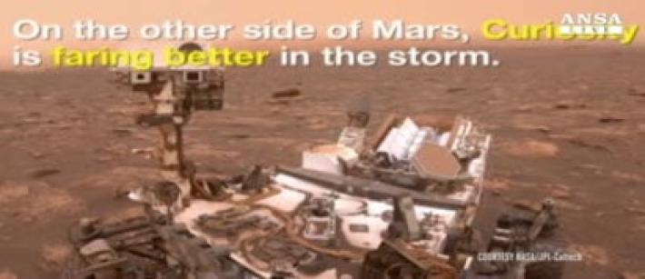 Spettacolare tempesta di sabbia: Marte pi&ugrave; brillante che mai