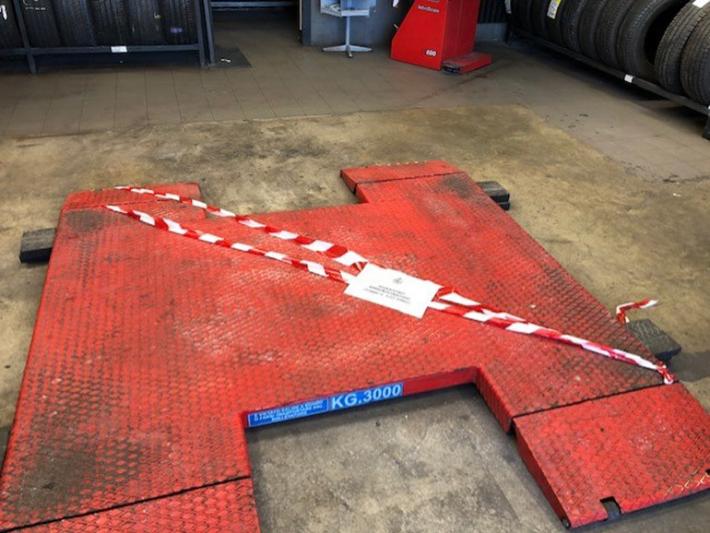 Gommista  senza autorizzazione: multa di 10 mila euro  e chiusa l'attivit&agrave;