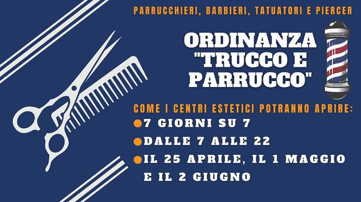 A Fidenza  parrucchieri, barbieri e tatuatori aperti 7 giorni su 7