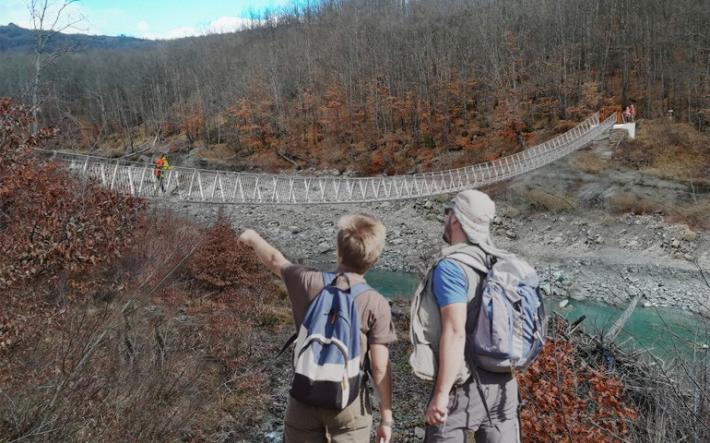 Salti del Diavolo, torna il ponte tibetano