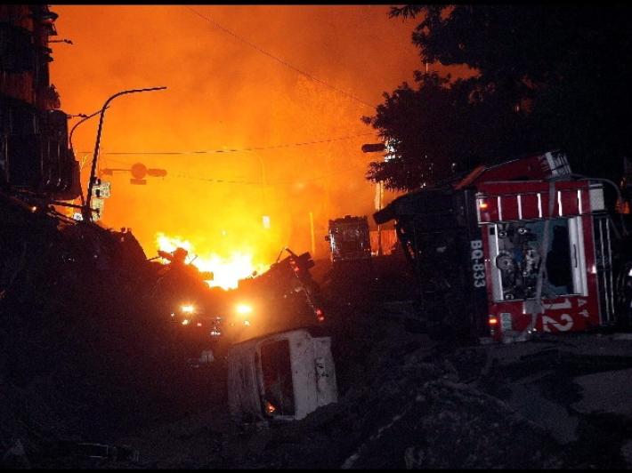 A fuoco l'impianto che rifornisce di acciaio l'Europa