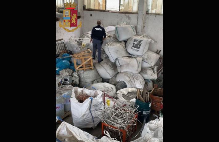 La polizia recupera oltre 50 tonnellate di rame per un valore di 300 mila euro