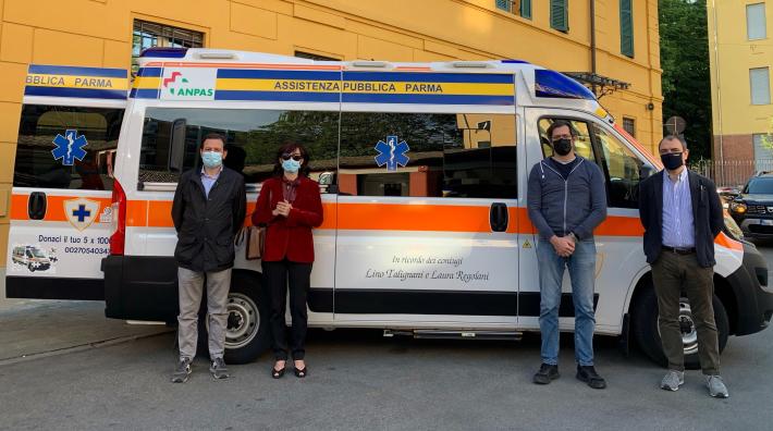 La Pubblica ha inaugurato una nuova ambulanza: la Papa 4