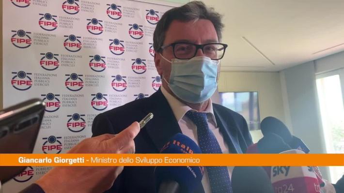 Energia, Giorgetti: "E' tempo di decisioni dolorose e impopolari"