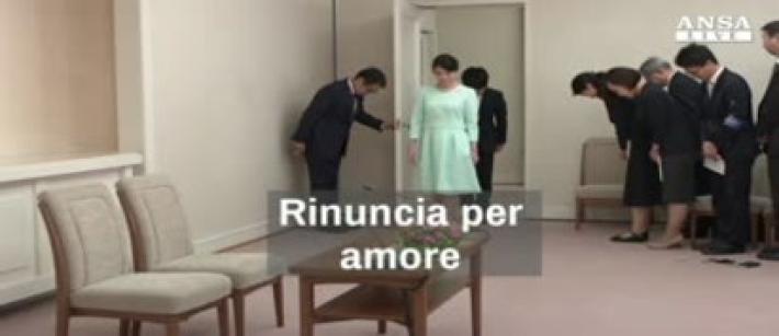 Tokyo: la principessa Mako rinuncia per amore