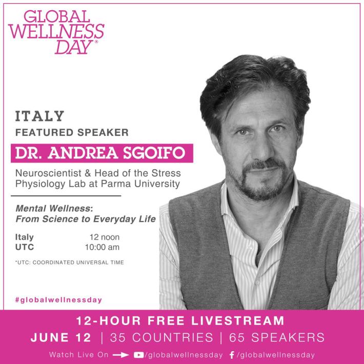 Global wellness day, evento live per la 10&deg; giornata mondiale del benessere