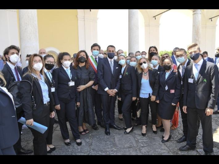 Di Maio riceve il Premio Euromediterraneo a Ercolano