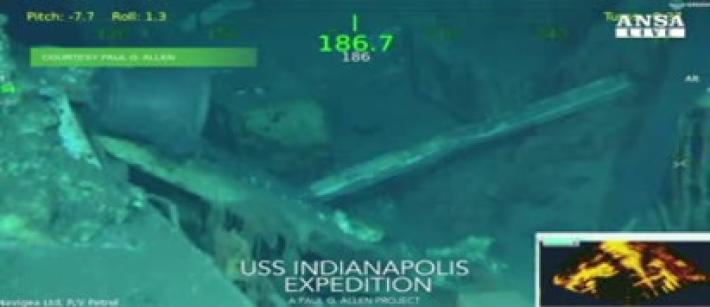 Trovato il relitto dell'Uss Indianapolis, port&ograve;  pezzi della bomba per Hiroshima Video