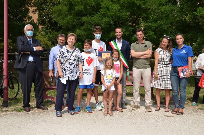 Il parco di via Montebello intitolato ad Eunice Kennedy, fondatrice di Special Olympics