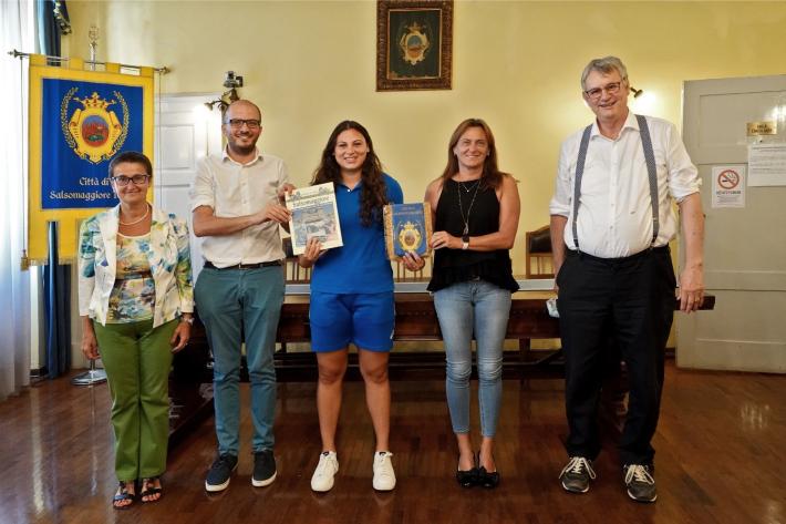 L'&laquo;in bocca al lupo&raquo; di Salso a Sara Fantini