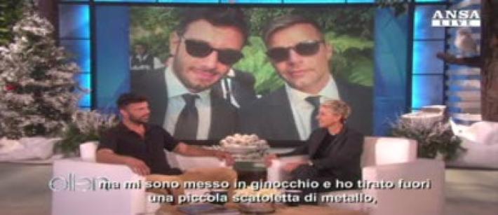 Ricky Martin si sposa, ecco la proposta