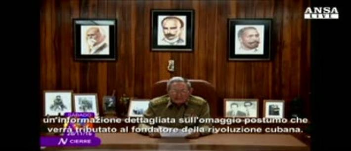 Morto Fidel Castro, l'annuncio in tv dal fratello