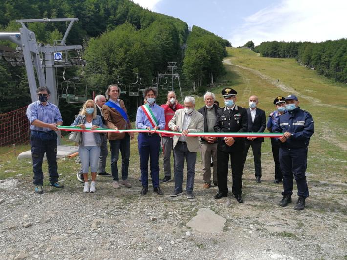 Grande giorno per Pratospilla: inaugurata la &laquo;nuova&raquo; seggiovia