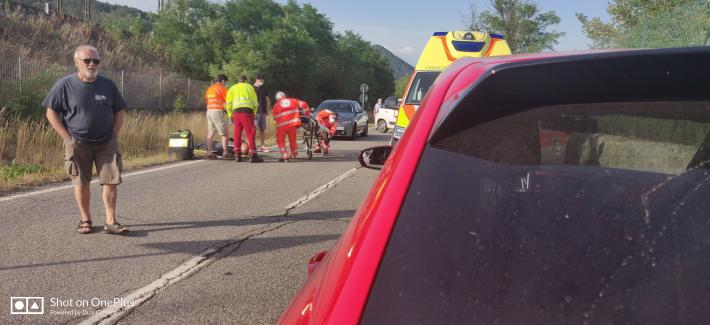 Incidente sulla fondovalle del Taro: un motociclista ferito