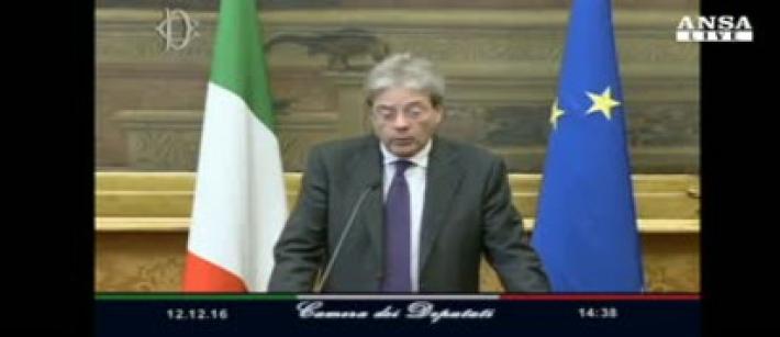 Gentiloni salir&agrave; al Quirinale alle 17,30