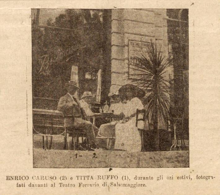 Quando Enrico Caruso prendeva il caff&egrave; a Salso - Foto