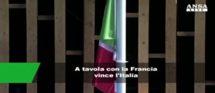 A tavola con la Francia vince l'Italia