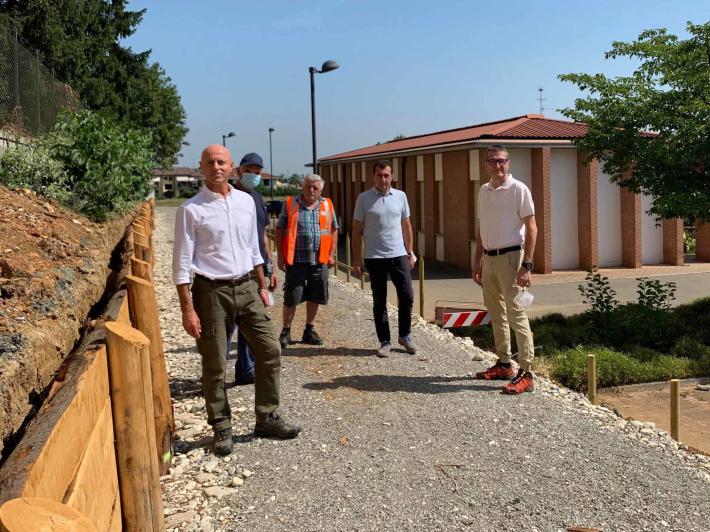 Sala Baganza, in dirittura d'arrivo la pista ciclopedonale tra via Roma e via Delle Barricate