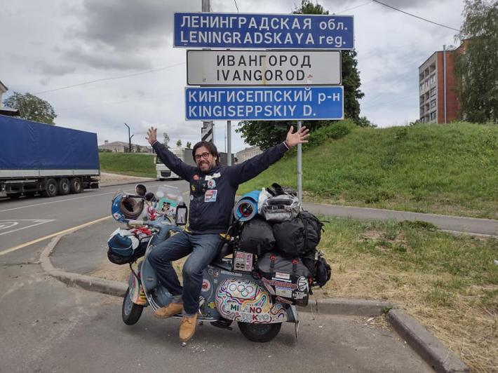 Da Salso fino (quasi) a Tokyo in vespa: Cofferati fa l'impresa