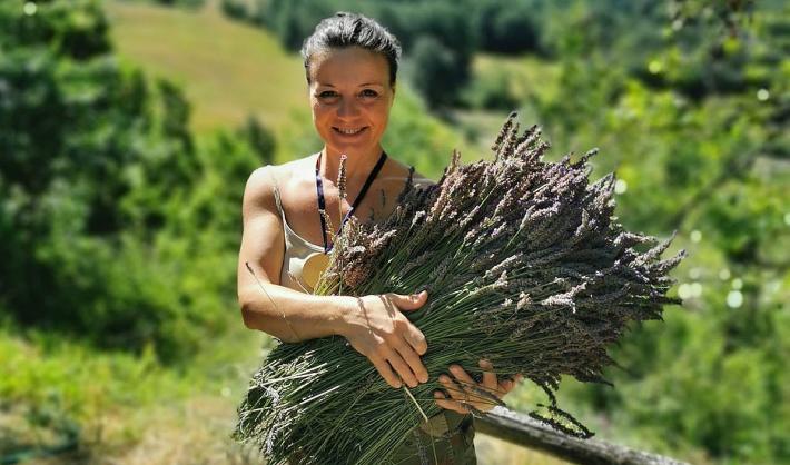 Emanuela: "Realizzo in Valtaro  i miei sogni color lavanda"