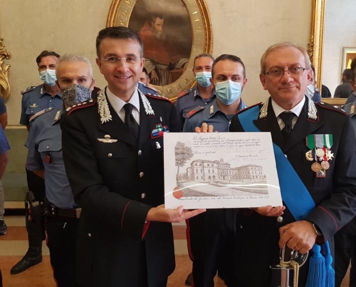 Il maggiore Amico Tallini lascia l'Arma